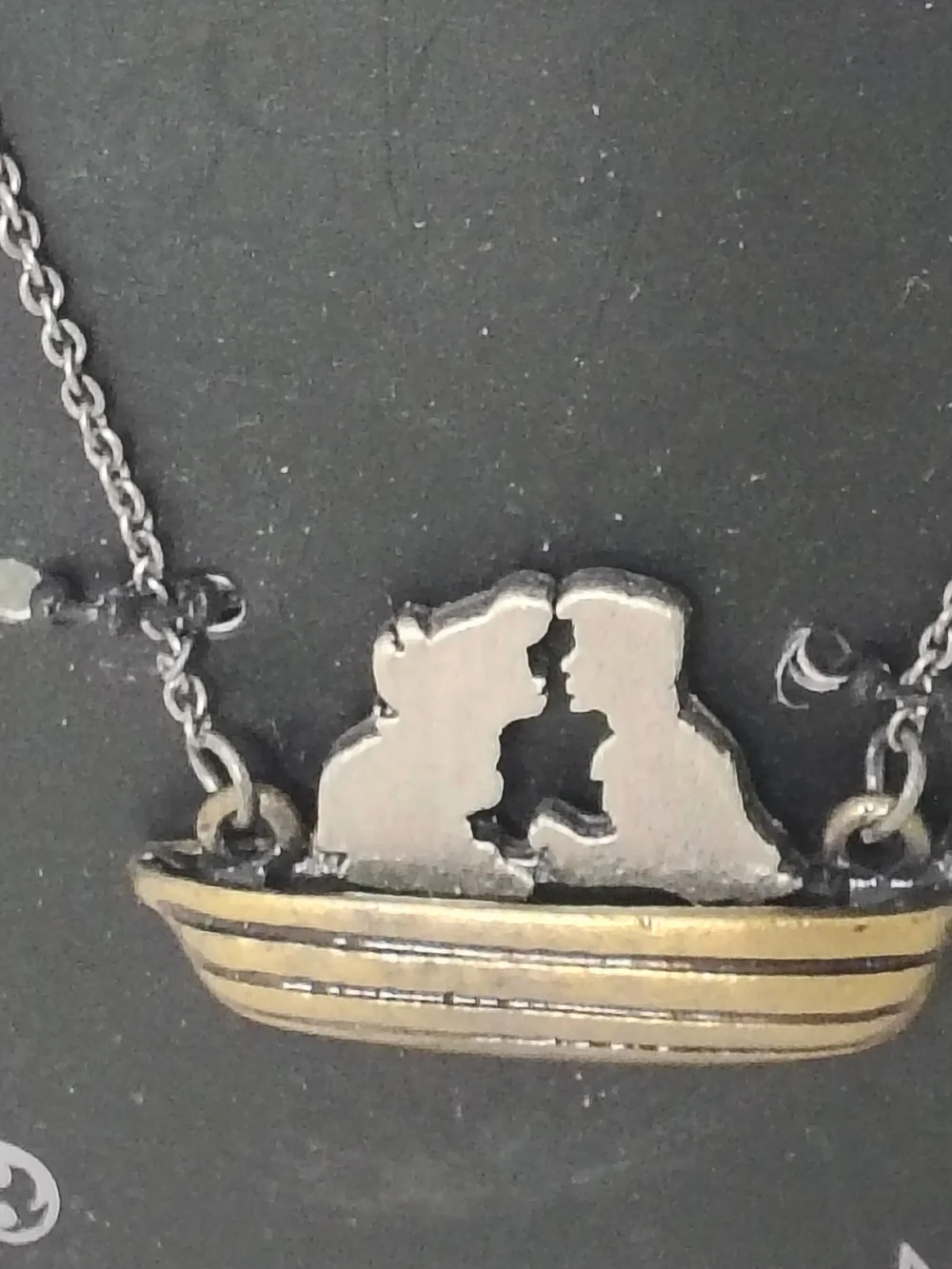 Disney The Little Mermaid Silver & Gold Pendant Necklace
